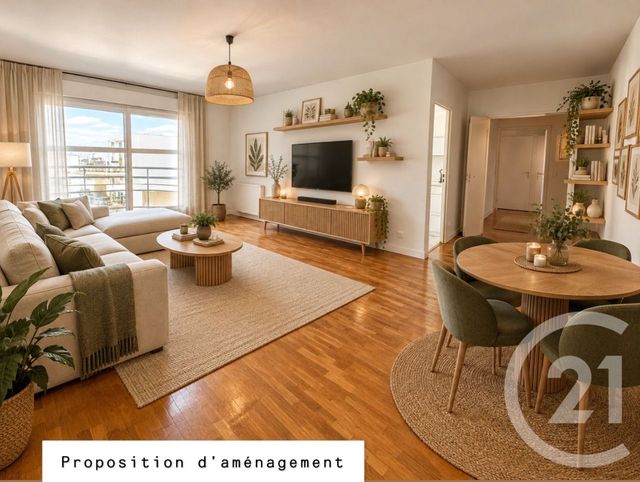 Appartement F3 à vendre - 3 pièces - 61.0 m2 - MANTES LA JOLIE - 78 - ILE-DE-FRANCE - Century 21 La Mantoise